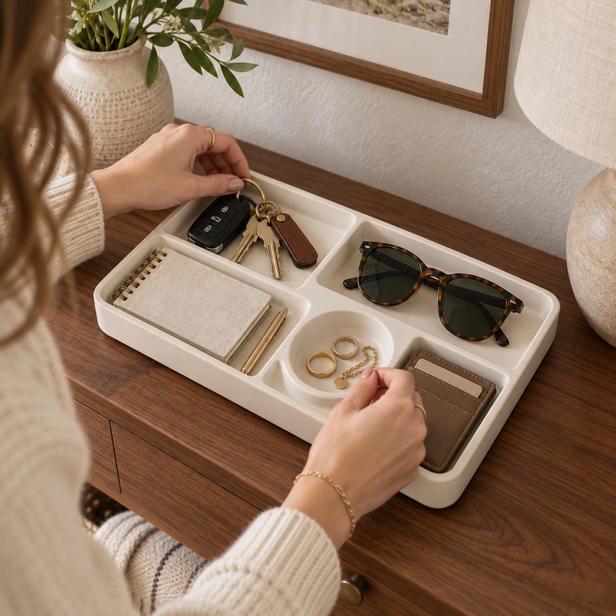 Keys and Entryway Tray